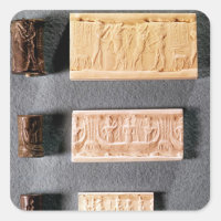 Three cylinder seals with impressions,