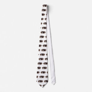 Three Dachshund Dogs Tie