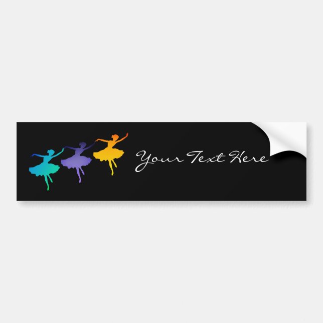 Three Dancers Bumper Sticker (Front)