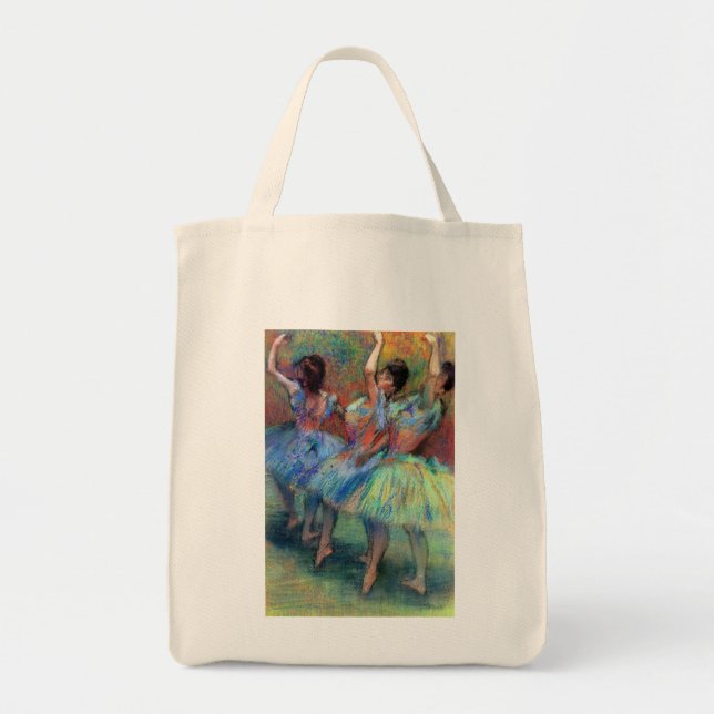 Three Dancers by Degas Tote Bag (Front)