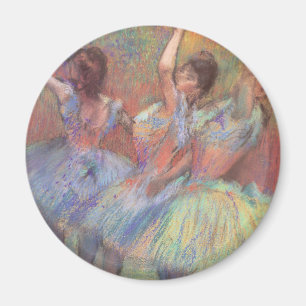 Three Dancers by Edgar Degas, Vintage Ballet Art Magnet