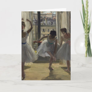 Three Dancers   Edgar Degas Card