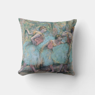 Three Dancers Edgar Degas  Throw Pillow