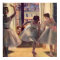 Three dancers in a practice room by Edgar Degas