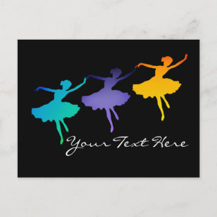 Three Dancers Postcard