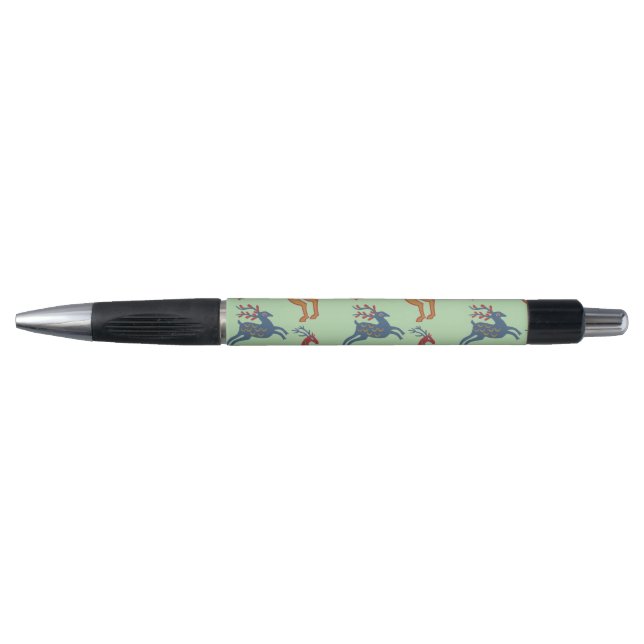 Three Deers American Folk Art Pen (Front)