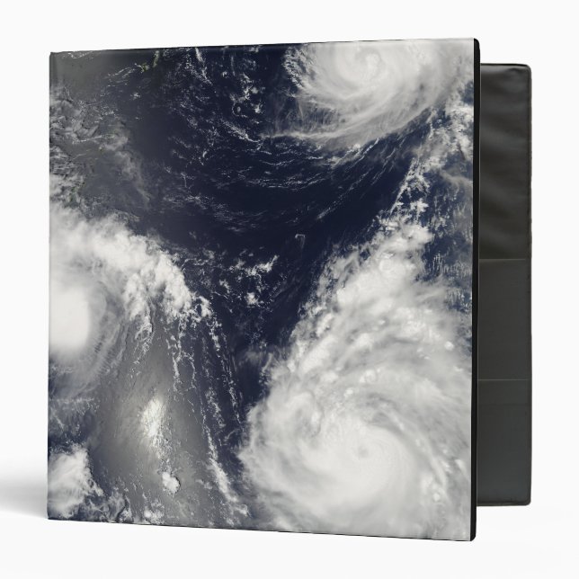 Three different typhoons binder (Front/Inside)