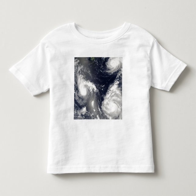 Three different typhoons toddler t-shirt (Front)
