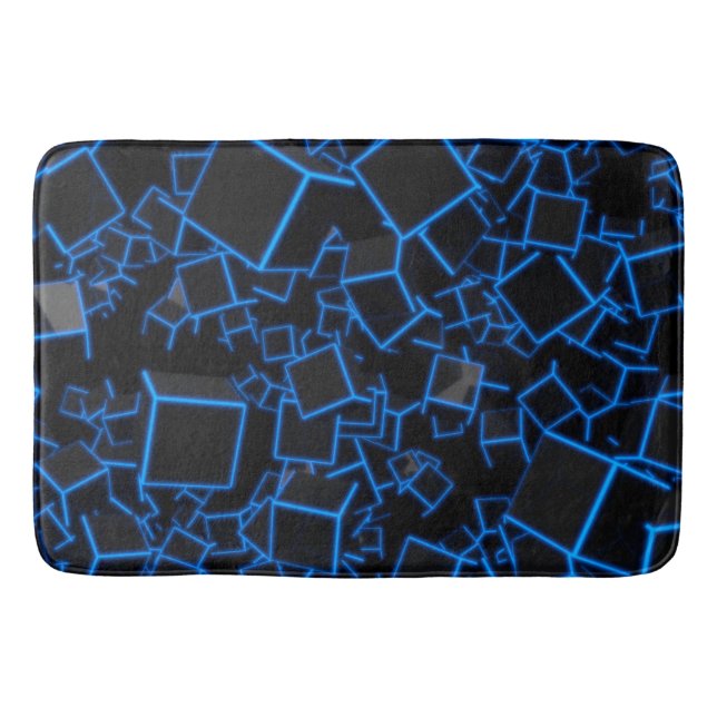 Three dimensional cubes bath mat (Front)
