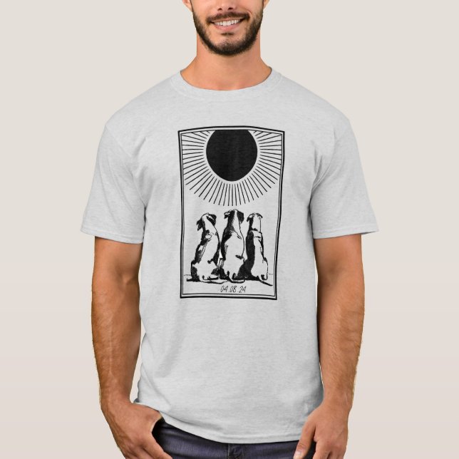 Three Dog "Night" Eclipse 2024 T-Shirt (Front)