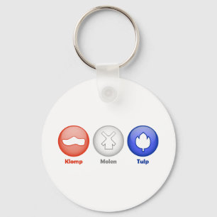 Three Dutch Icons Keychain