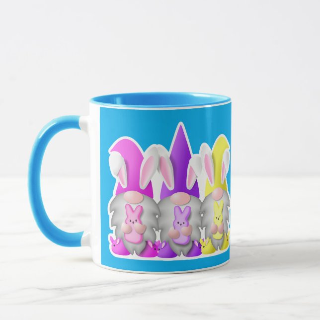 Three Easter Gnomes Mug (Left)