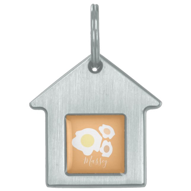 Three Eggs Pattern Name    Pet ID Tag (Front)