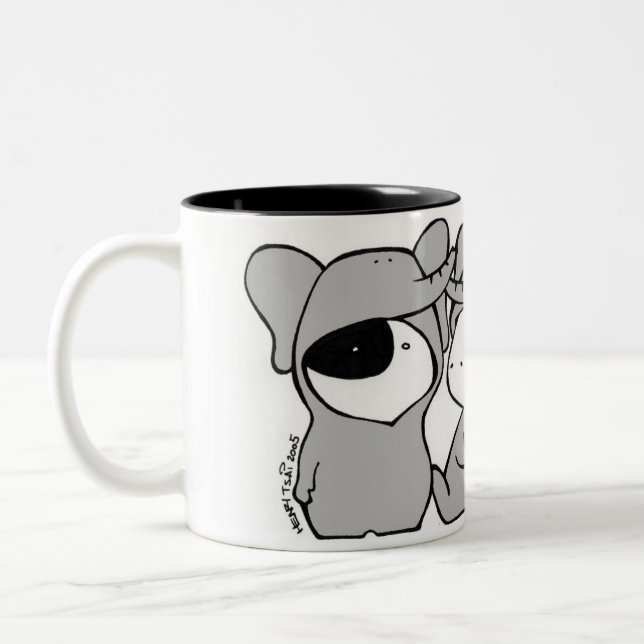 Three "Elephants" Mug (Left)
