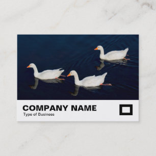 Three Emden Geese Business Card