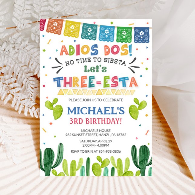 Three Esta Birthday Invitation (Creator Uploaded)