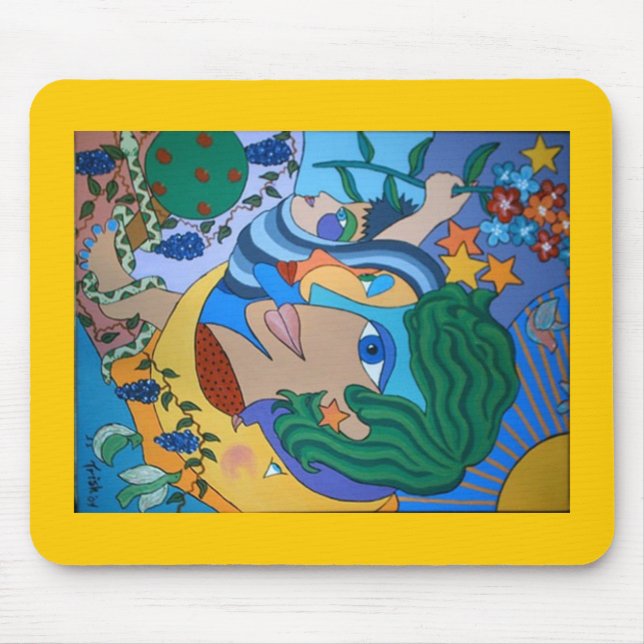 Three Faces of Eve Mouse Pad (Front)