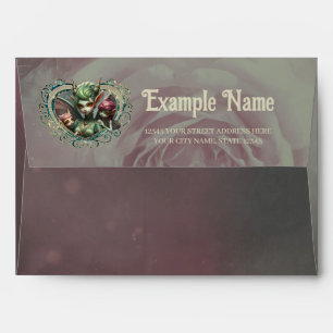 Three fairies, the companions of the magic heart.  envelope
