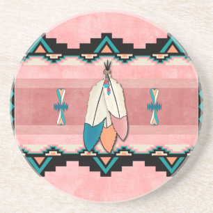 Three Feathers Coaster