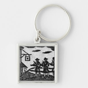 Three Fiddlers, from 'A Book Roxburghe Ballads' Keychain