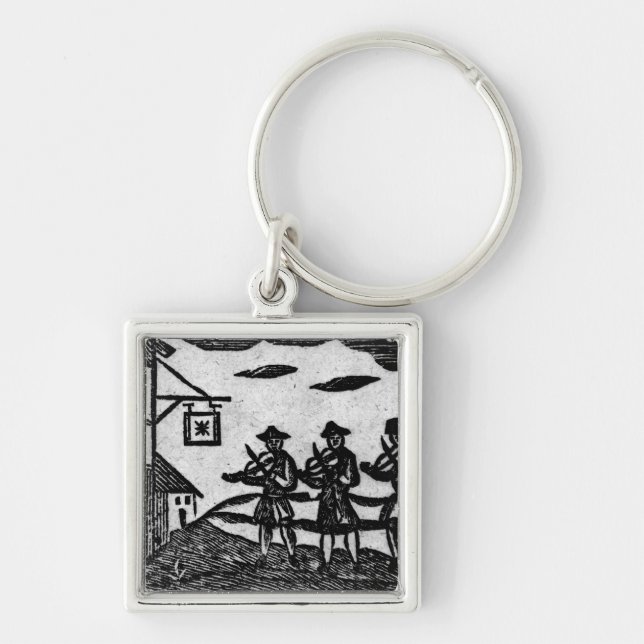 Three Fiddlers, from 'A Book Roxburghe Ballads' Keychain (Front)
