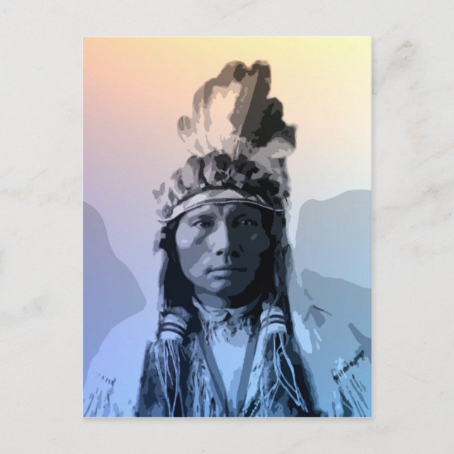 Three Fingers - Southern Cheyenne Postcard (Front)