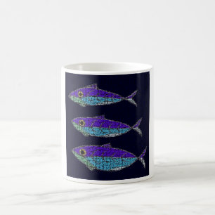 three fish coffee mug