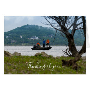 Three Fishermen On Table Rock Thinking Of You