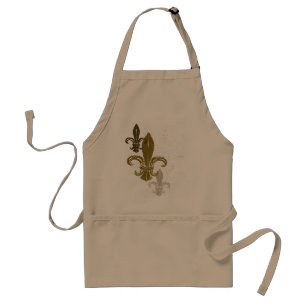 Three Fleur De Lis Standard Apron