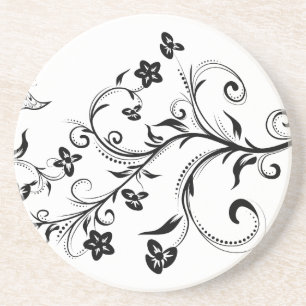Three Floral Ornaments 2 Coaster
