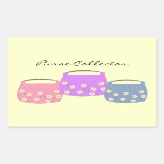 Three Floral Purses Sticker