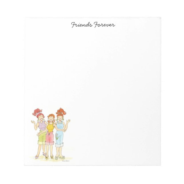 Three friends forever notepad (Front)