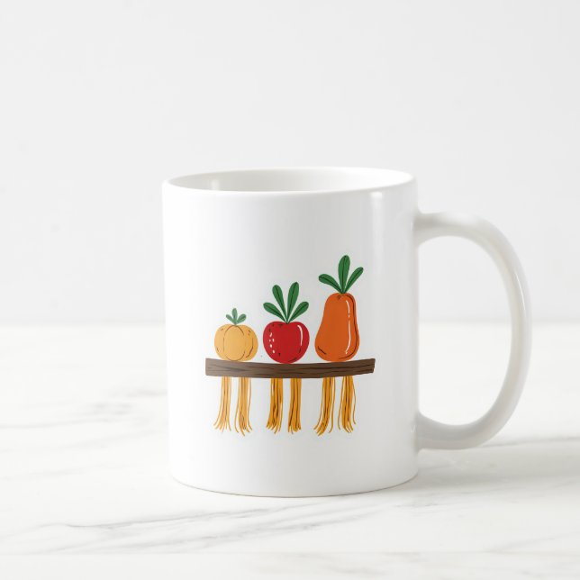 Three Friends on a Shelf Coffee Mug (Right)