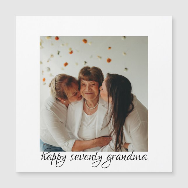 Three generation happy birthday grandma  (Front)