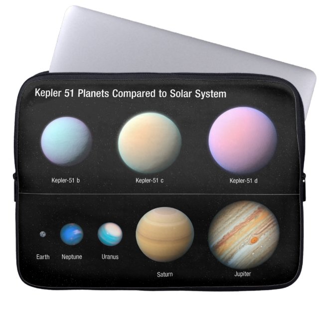 Three Giant Planets Orbiting Kepler 51 Laptop Sleeve (Front)