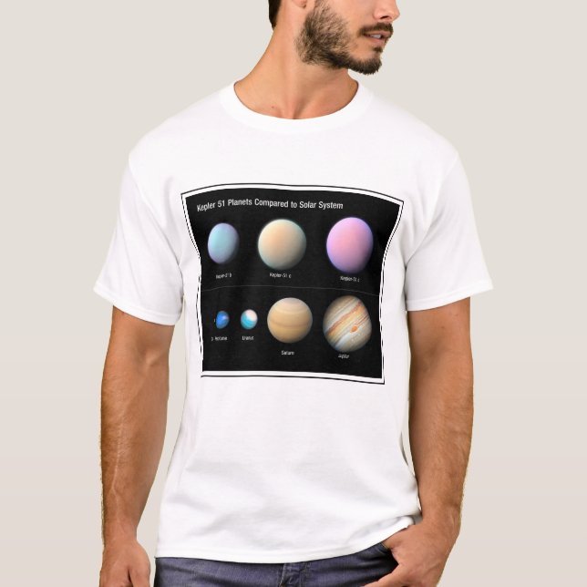 Three Giant Planets Orbiting Kepler 51 T-Shirt (Front)