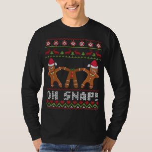 Three Gingerbreads Break Head Dabbing Together Oh T-Shirt