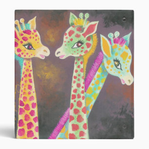 Three Giraffes Binder