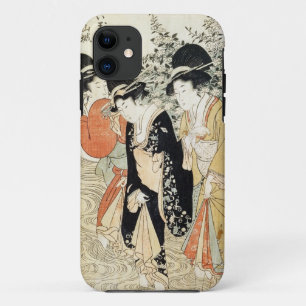 Three girls paddling in a river, from the 'Fashion iPhone 11 Case
