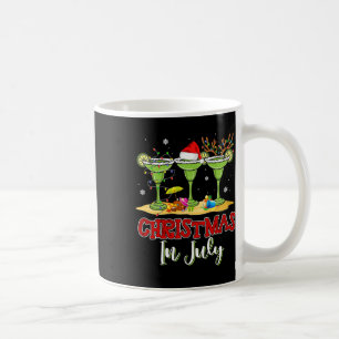 Three Gl Of Margarita Funny Drink Christmas In Jul Coffee Mug