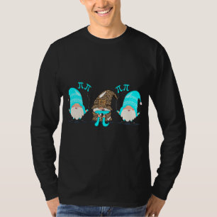 Three Gnomes Happy Pi Day Math Lovers Teacher Math T-Shirt
