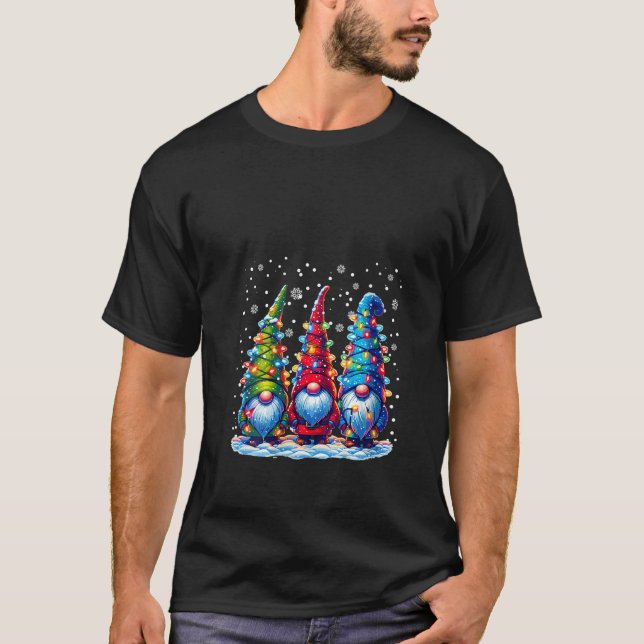 Three Gnomes Matching Outfit Family Toddler Kids C T-Shirt (Front)