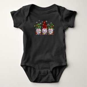 Three Gnomes Shirt Men Women Buffalo Plaid Red