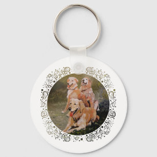 Three Golden Generations Keychain