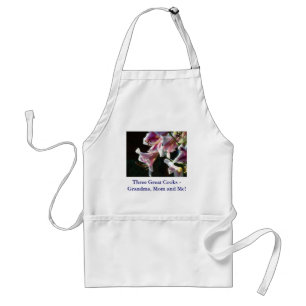 Three Great Cooks - Grandma Mom & Me aprons Lily