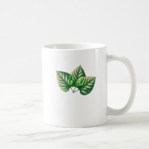 three green leaf for T-shirt Coffee Mug