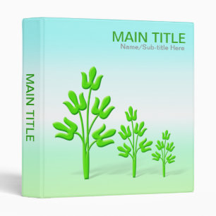 Three Green Trees (1in) Binder