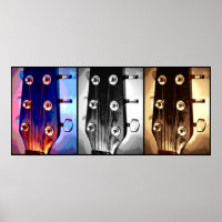 Three Guitar Heads Musicians Music Lovers Artsy