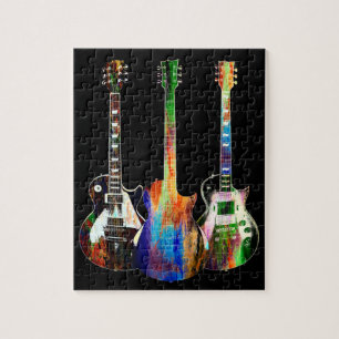 Three Guitars Jigsaw Puzzle
