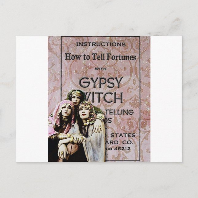 Three Gypsies, altered art Postcard (Front)